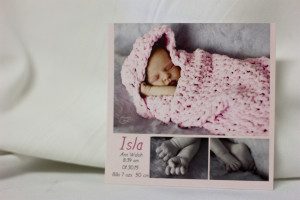 Baby-Birth Announcement-Card---Single-Side-Colour